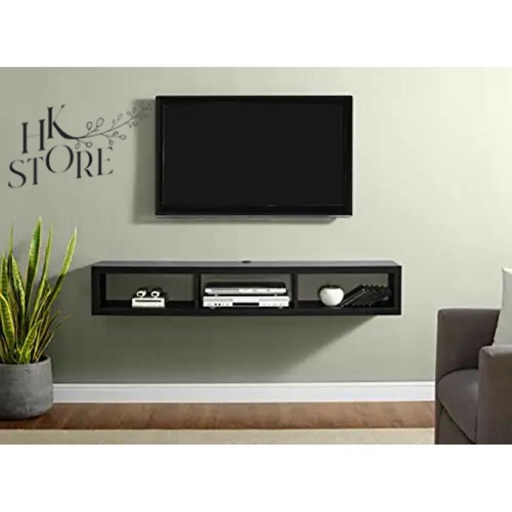 Led tv shelf Wall mounted Lcd racks  Wall Mounted Media Console Floating TV Shelf Tv entertainment unit Floating tv rack