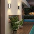 Outdoor LED Wall Lamp Light Up Down Wall Sconce IP54 Waterproof Aluminum Porch Light 3000K Warm White Exterior Lighting for Patio Entryway Garden Balcony and Garage. 