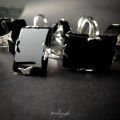 Handmade Lightweight Black Stone Ring For Girls / Women.. 