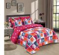 Doublebed Bed sheets Set King Size- 100% Cotton Bedsheets Double bed King- Printed Design Bedsheet Sets with Pillow Covers. 
