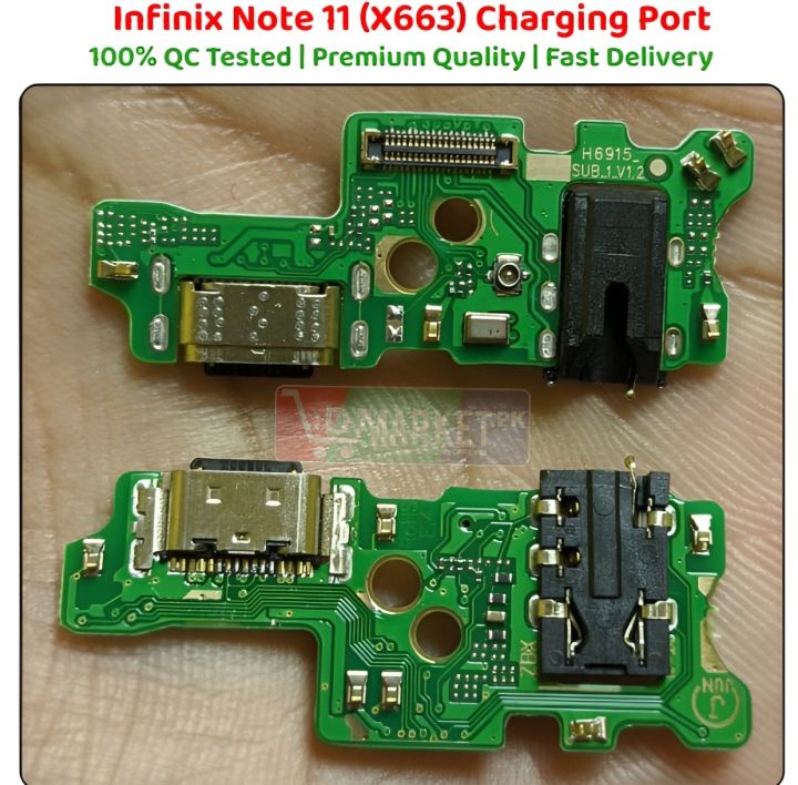 Infinix Note 11 Charging Port Strip High Quality Charging Borad Fast Charging x663