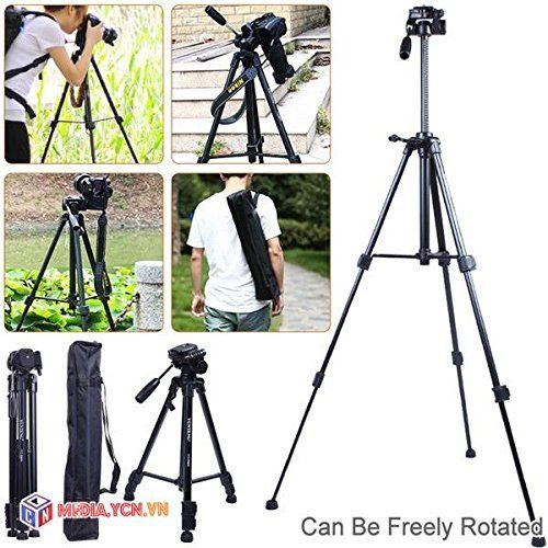 YUNTENG%20VCT%205208%20RM%20Aluminum%20Extendable%20Tripod%20with%203-Way%20Head%20and%20Bluetooth%20Remote%20for%20Camera%20and%20Mobile%20-%20Image%204