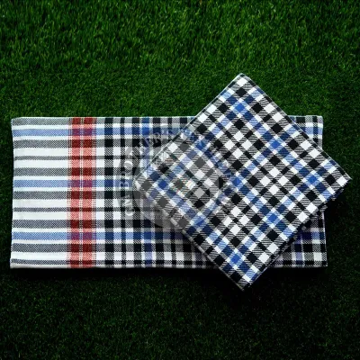Pure Cotton khais(throw) Bedding Set, 2 Pcs  115×54inch (single piece) Multiple Colours Handmade