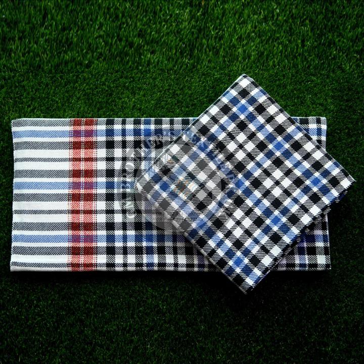 Pure Cotton khais(throw) Bedding Set, 2 Pcs  115×54inch (single piece) Multiple Colours Handmade