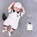 Baby Boy Romper Clothes Newborn Infant Summer POLO Shirt Short Sleeve Jumpsuit Toddle Boys Jumper Onesie. 
