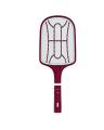 Rechargeable Electric Insect & Mosquito Killer Racket - Red. 