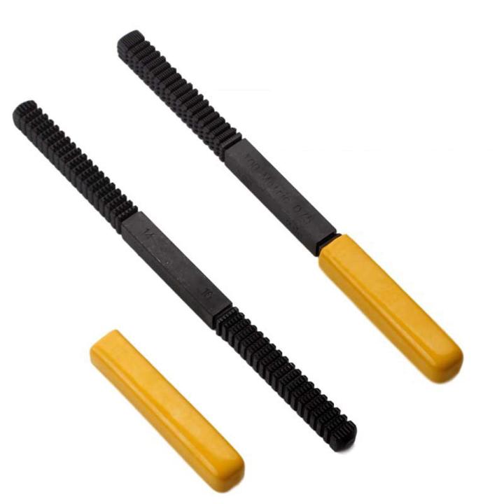 【Footprint】 Thread Repair Restoration File Teeth Correction Metric Hardware Mini DIY Tools Drop Shipping