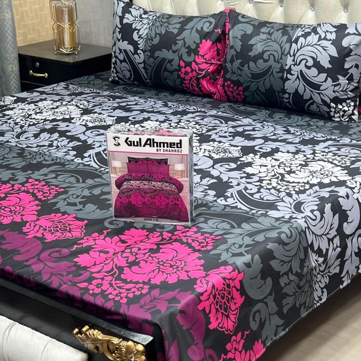 Bedsheet%20King%20Size%20Bed%203-Pcs%20Set%20(Cotton%20Fabric)%20Export%20Quality%20-%20Image%203