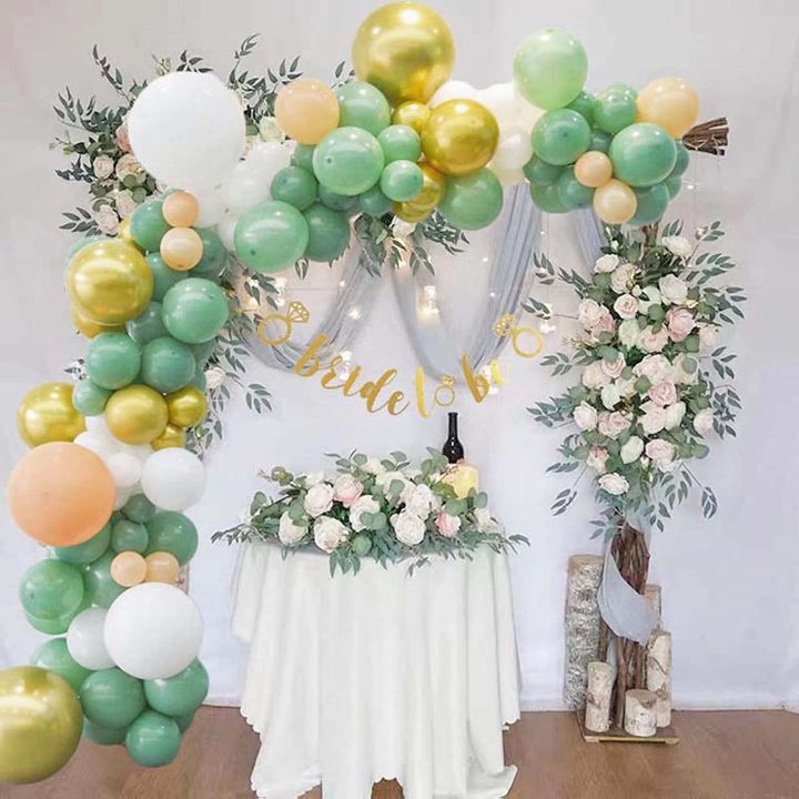 35 pcs 9 inch foji Green Latex Balloons without shinny for Birthday Party Graduation Baby Shower Wedding Decoration Olive Green Party Balloon