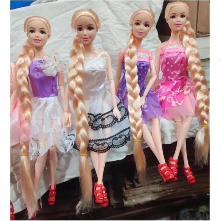 Beautiful Barbie Doll with Long Lair for Girls Toys Fashion Girl Daraz.pk