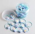 Pack of 40 Pieces – Girls Cute Hair Rubber Bands Pack Flower Hair Accessories Gift Box. 