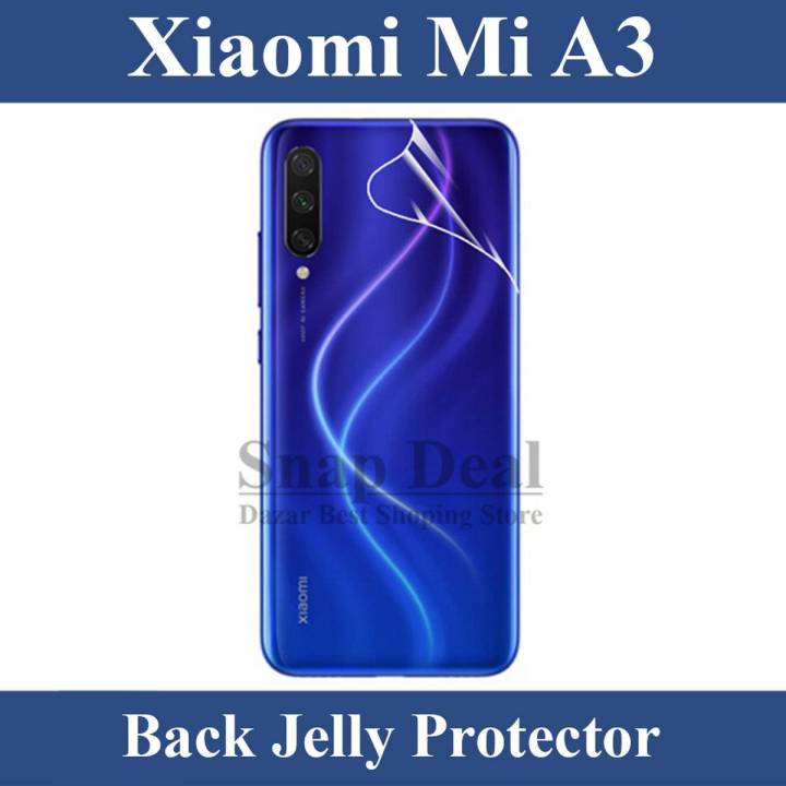 Xiaomi Mi A3 Back Jelly Protector Clear Soft Protection Film Transparent Hydrogel Film Protector For Xiaomi Mi A3
