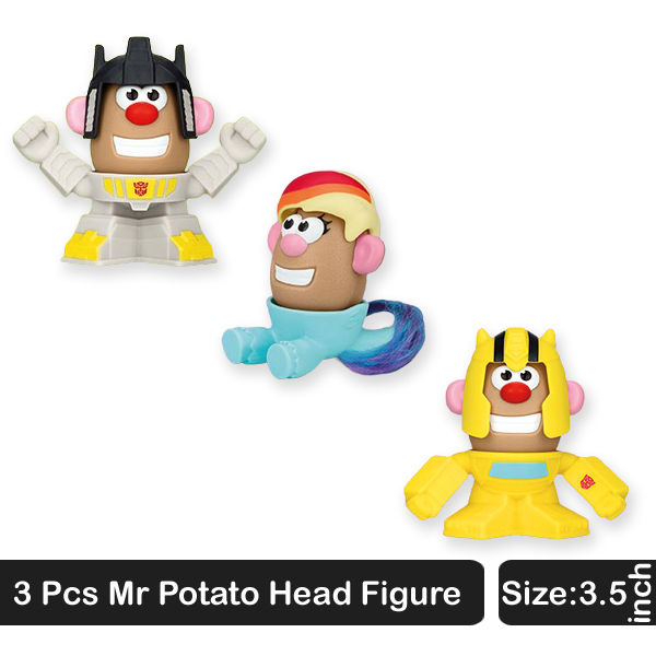 3 Pcs Set - Mr Potato Head Little Pony 3.5 inch Action Figure Toy For Kids Boys Girls Cartoon Character Toy Story Figures Toys