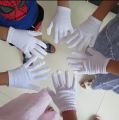 2 pairs children's white cotton gloves boy and girl white dancing glove kids white etiquette gloves R263. 