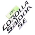 Toyota Corolla Se saloon embossed stickers 03 PCS. 