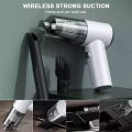 3-in-1 Cordless Handheld Vacuum – Rechargeable Wet & Dry Vacuum Cleaner | Strong Suction Car Vacuum & Sofa Cleaning Machine. 