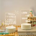 Recommend USB Note Board Lamp with Erasable Pen Led Night Light Decoration Night Lamp Creative Rewritable Transparent Acrylic Electronic Message Board Light Memo Reminder Board. 
