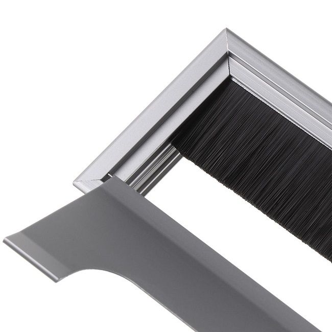 Computer%20Desk%20Office%20Table%20Wire%20Cap%20/%20Wire%20Cover%20Aluminium%20Rectangle%20with%20Black%20Brush%203%20X%203%20-%20Image%204