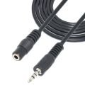 3.5mm Male-to-Female AUX Audio Extension Cable 3.5mm Stereo Extension Cable, Male to Female. 