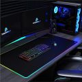 XXXL RGB Gaming Mouse Mat - 1200 x 600 mm - Mouse Pad - LED multi color - 7 LED colors plus 4 effect modes - for precision and speed - rubberized underside - washable. 