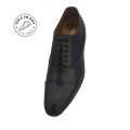 Sole in Box Imported Black Leather Oxford Shoes. 