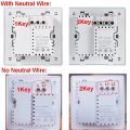 Aqara D1 Smart ZigBee Wireless Wall Switch Zero Line Fire Wire Switch With/NO Neutral Smart Home Light Control switch for Mijia. 