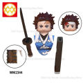 【Buried Buzie】WM6138 WM6116 WM6137 Demon Slayer Daki Giyuutarou Douma Kibutsuji Muzan Anime Blocks Mini Action Toy Figures Assemble Kids Gifts. 