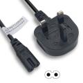 AC Power Cord 2 PIN Power Cable For PC, Laptop, TVs, PS5, PS4, PS3 And Xbox. 