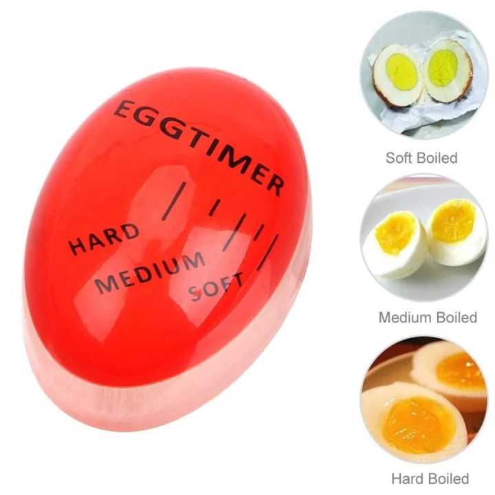 Egg Timer for Boiling Eggs Kitchen Gadget Color Changing Egg Timer Thermometer Perfect Egg Timer Boiled Egg Timer