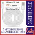 EMILY ORIGINAL DATA AND CHARGING CABLE COPPER 10 FEET 3 METER 118 INCH 300 CM LENGTH COMPATIBLE LIGHTNING. 