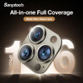 Sanptoch Dustproof Alloy Full Cover Camera Lens Protector For iPhone 16 / 15 / 14 / 13 / 12 / 11 Pro Max Plus HD Diamond Tempered Glass Film. 