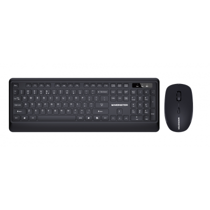Wireless Mouse & Keyboard Combo with SilentTouch Technology, Full Numpad, Advanced Optical Tracking, Lag-Free Wireless, 90% Less Noise