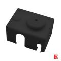 E3d-V6 PT100 Heating Block Silicone Cover High Temperature Protection Cover For  Accessories Silicone Sleeve Hot End. 