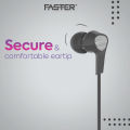 FASTER F15 Universal Music Earphone - High Quality Handfree for Calling - Handsfree With Built-in Mic. 