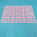 Yfashion Plastic Pet  Foot  Mat For Rabbit uinea  nchilla Foot Pad Soleplate For Pets color:blue specification:Rabbit foot pad 34*25cm. 