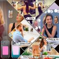 US Dealz Silicone Suction Cup Phone Mount Single Sided, Silicone Suction Phone Case Stand, Hands Free Mirror Shower Phone Holder for Selfies and Videos. 
