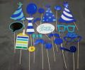 Pack of 15 Pcs  Birthday photo Prop -  Birthday Party Photoprops ( Birthday Photoprop ). 