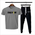Free fire Yellow & Black Printed Tracksuit For Men & Boys - Soft & Comfortable Fabric Trouser & tshirts for men. 