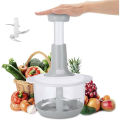 Hand Pat Food Processor Eater / Chopper Cutter / Handheld Vegetable Chopper/Mincer/Mixer/Blender to Chop Fruits Onions/Fresh Meat/Ginger/Herbs/Garlics 7.0 L. 