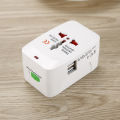 Universal Adaptor All In One AU / UK / US / EU 3A-10 (A) 110-250 (V) Conversion Socket AC Power Plug Charger Adapter Converter. 