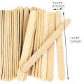 Pack of 50 Large Craft Sticks Ice Cream Sticks Wooden Popsicle Sticks for DIY Craft Creative Designs Children Education (Length - 5.9 Inches Width - 1.9 cm) / Ice Cream Stick Art # SS-ICS-B01. 
