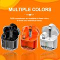 YX06 TWS transparent Wireless earbuds Touch Control LED Display Wireless Bluetooth Headset high bass ear buds. 