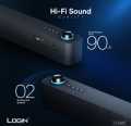 LOGIN LT - SB20 WIRELESS SOUND BAR PC Soundbar Wired and Wireless Bluetooth Speaker USB Powered Soundbar for TV Pc Laptop Gaming Home Theater Surround Audio System. 