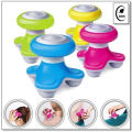 Apple Electric Portable Head Massager Machine Body Mini Massager For Men & Women with USB cable and Battery operated (Batteries not included). 