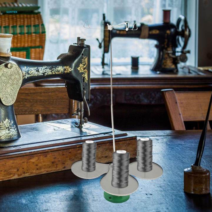 Thread Spool Holder Stand Spool Rack Metal Stand Holder Cone Thread ...