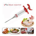 Online Karachi Kitchen Seasoning Syringe BBQ Meat Marinade Injector with Turkey Chicken Sauce Stainless Steel Injection Kitchen Tool Accessorie. 