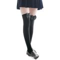 Velvet Lady Spring And Autumn White Stockings Bow Knee Socks Stocking. 