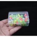 Round Luminous Fishing Beads Glow InThe Dark Sea Fishing Lure Floating Float Tackle Accessories Luminous Fishing Beads 100PCS Optional. 
