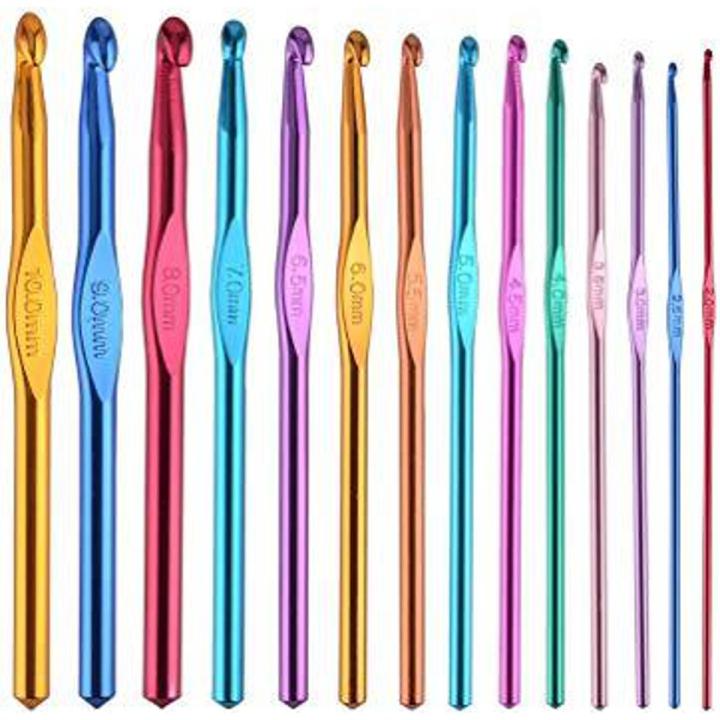 Aluminium Crochet Hook All sizes 2mm - 10mm