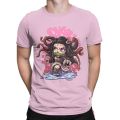 Demon Slayer anime Kamado nezuko T shirt men 100% cotton for male T-shirts crew neck tee shirt short sleeve clothing gift idea. 